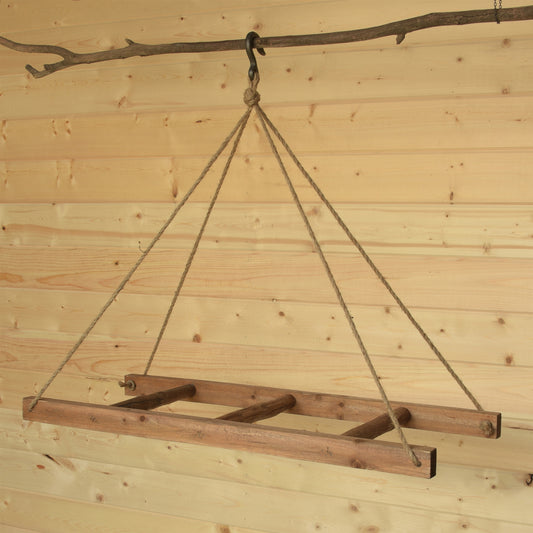 Horizontal Hanging Wood Ladder By HomArt | Ornaments | Modishstore
