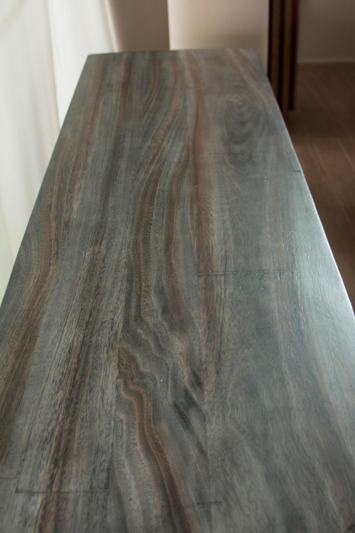 Gray Mango Solid Wood Enclosed Storage Distressed TV Stand By Homeroots | TV Stands | Modishstore - 7