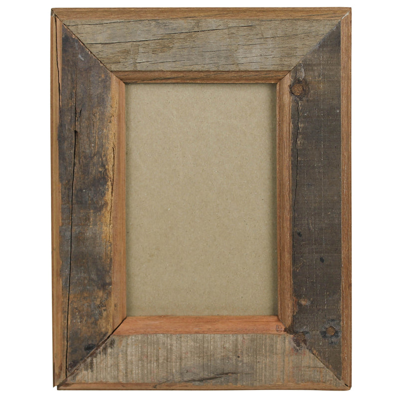 Ingram Photo Frame, ReclaiMedium Wood - 5x6 Set Of 4 By HomArt | Frames | Modishstore