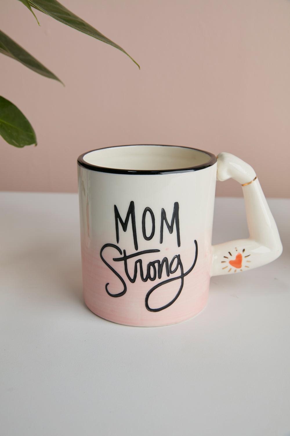 Mom Strong Mug Set of 4 By Accent Decor | Planters, Troughs & Cachepots | Modishstore - 4