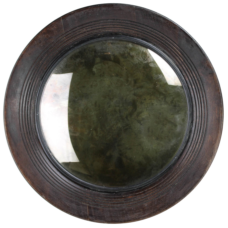 Dario Convex Mirror, Wood - Small By HomArt | Mirrors | Modishstore - 5