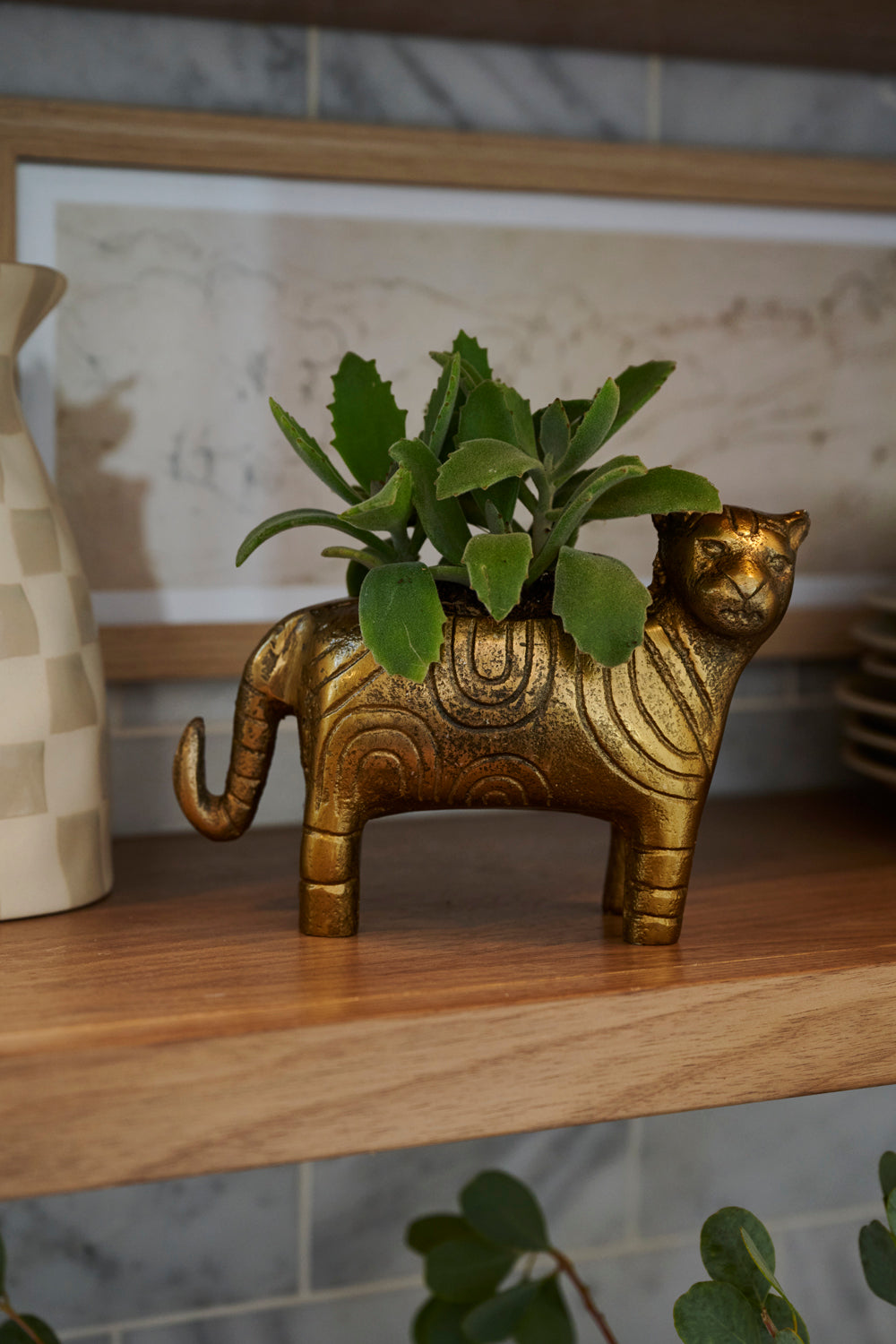 Tiger Pot Set of 2 By Accent Decor | Planters, Troughs & Cachepots | Modishstore - 4