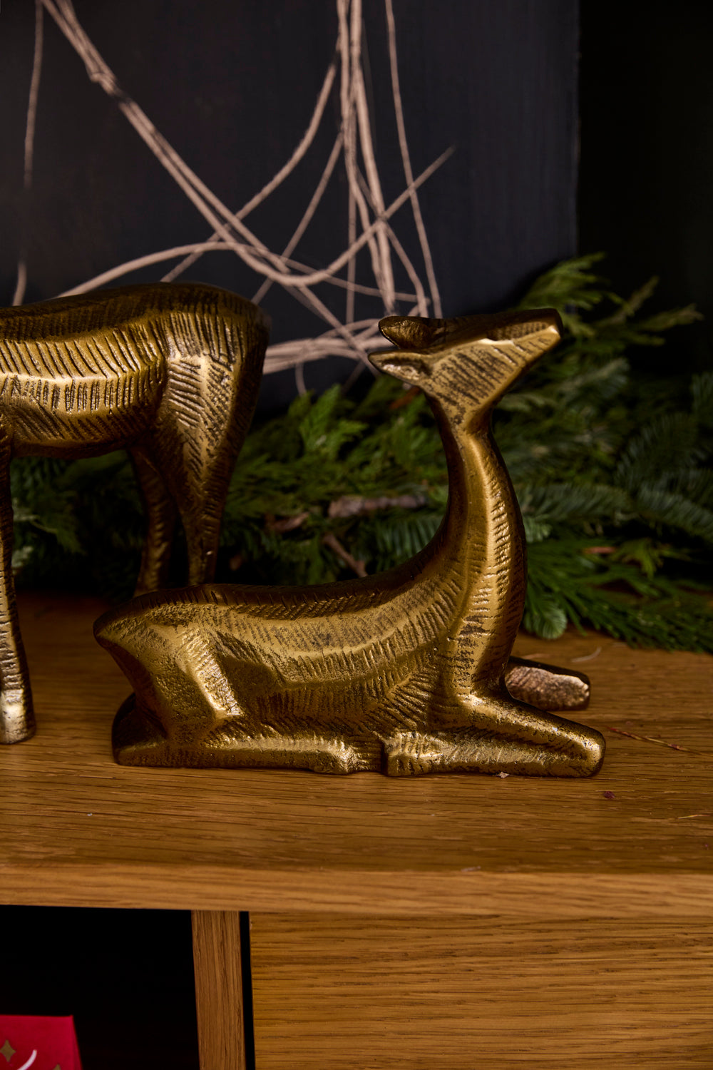 Prancer Reindeer Figurine Set of 2 By Accent Decor | Figurines | Modishstore - 6