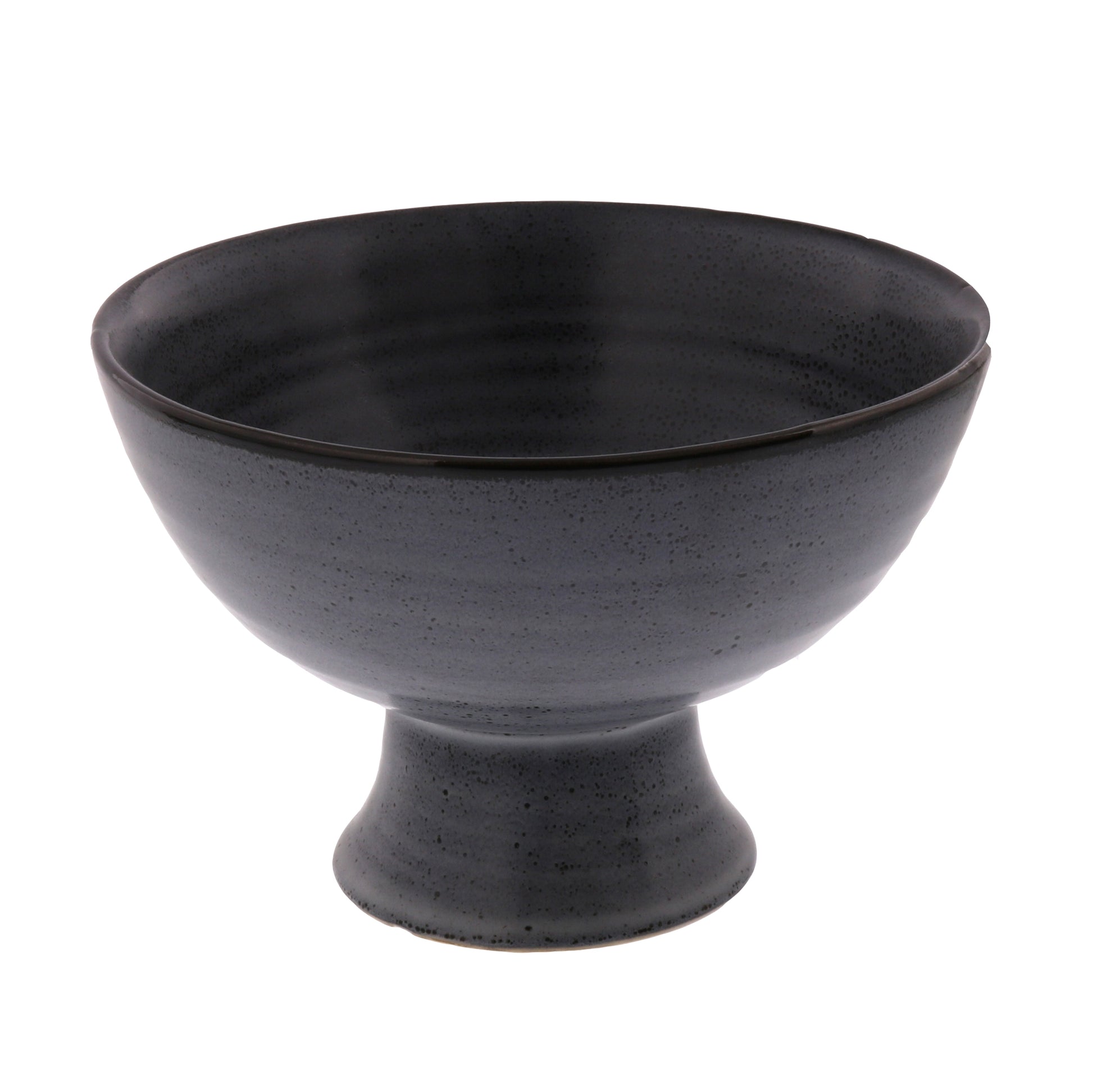 Levi Footed Bowl, Ceramic - Large - Fancy Blue Set Of 4 By HomArt | Decorative Bowls | Modishstore - 5