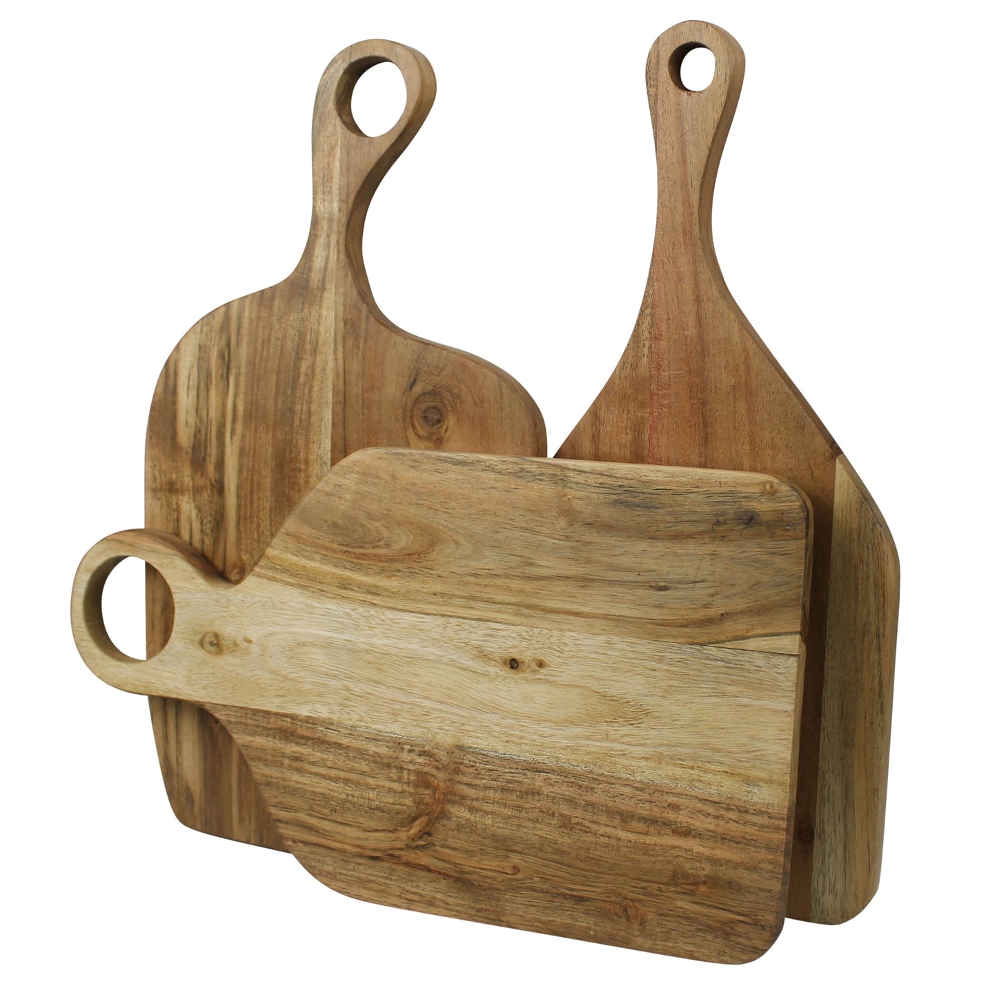 Toledo Cutting Boards, Acacia Wood - Set of 3 By HomArt | Cutting & Serving Boards | Modishstore - 3