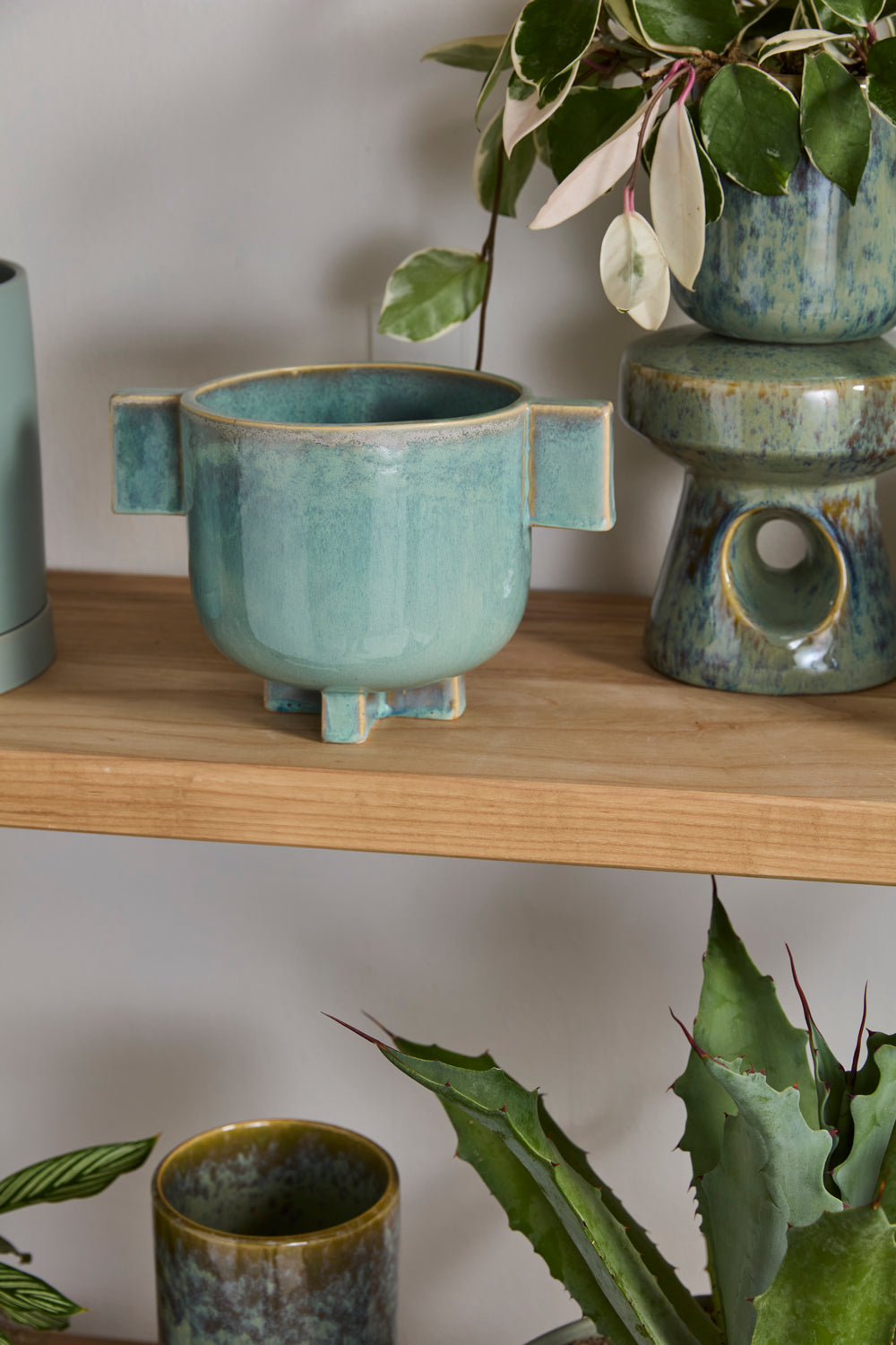 Trothos Pot Set of 4 By Accent Decor | Planters, Troughs & Cachepots | Modishstore - 9