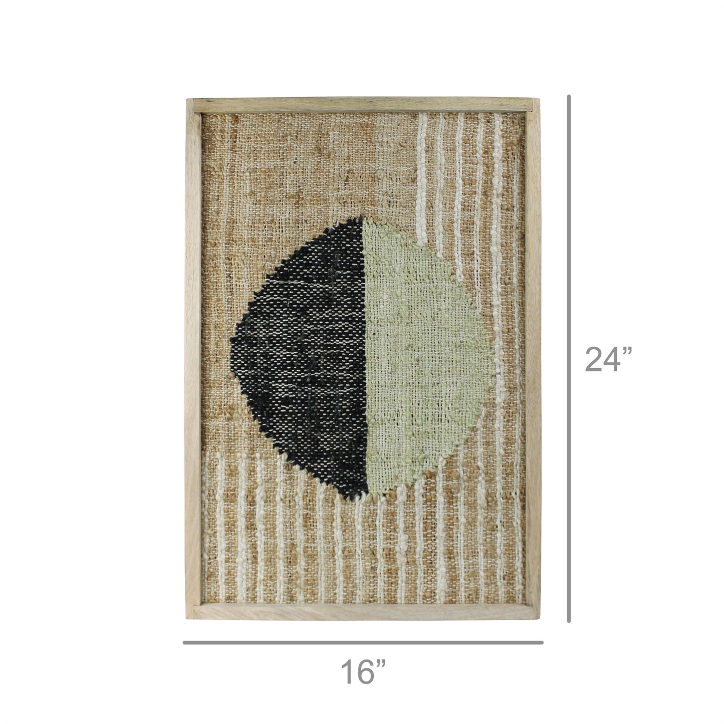 Mana Woven Wall Art, Bisected Circle By HomArt | Wall Art | Modishstore - 5