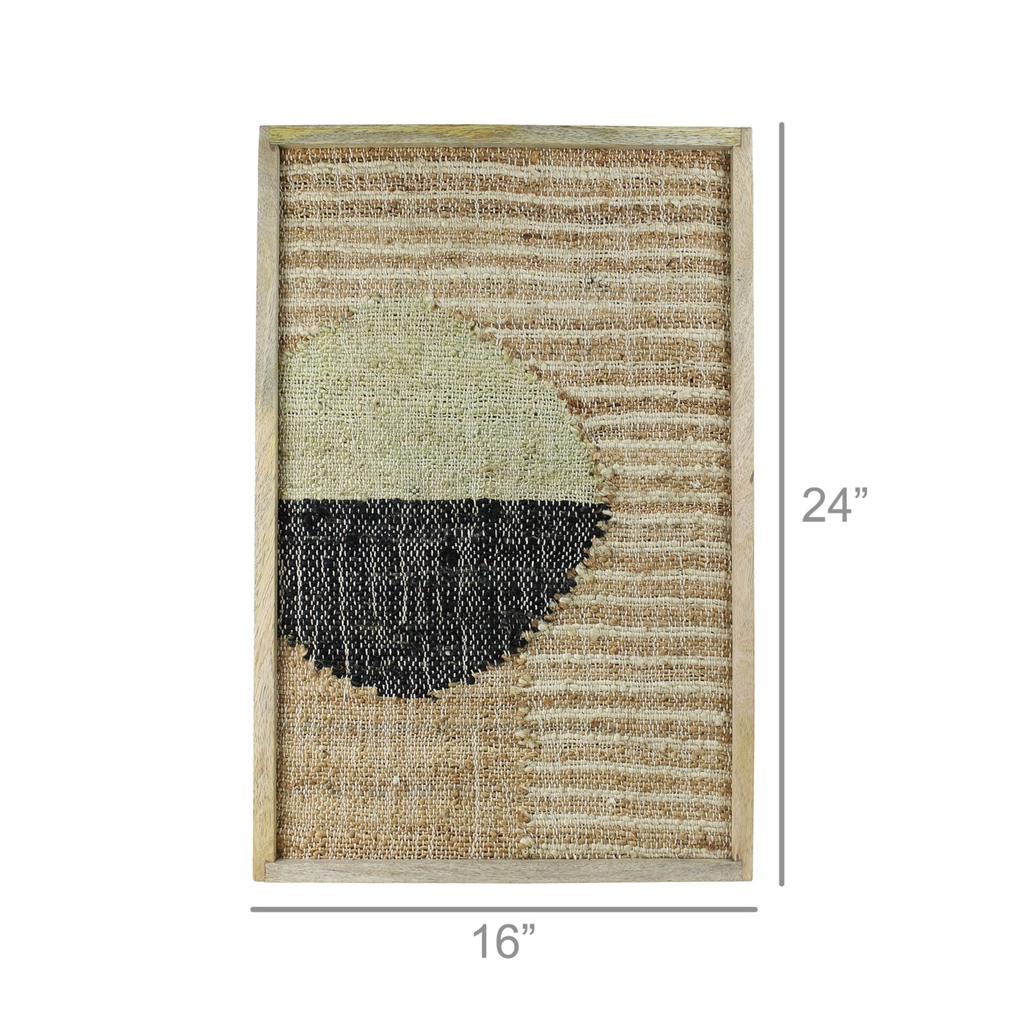 Mana Woven Wall Art, Off-center Circle By HomArt | Wall Art | Modishstore - 3