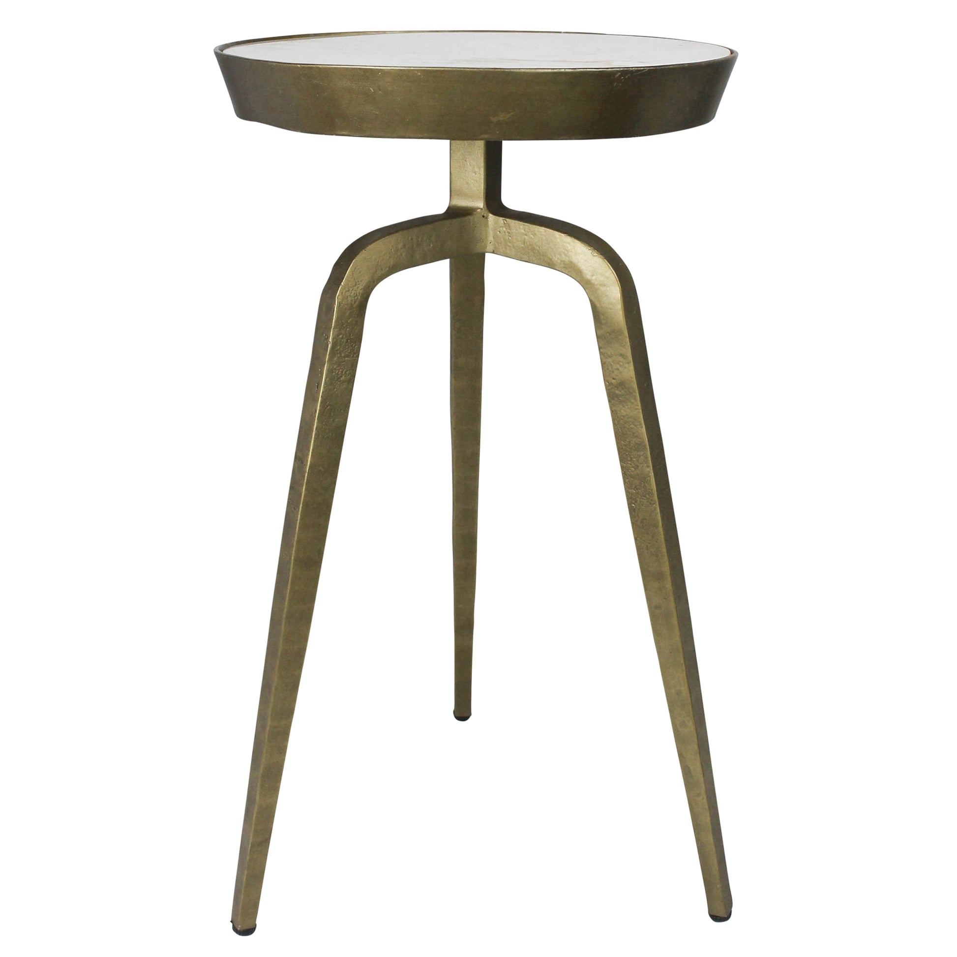 Walker Side Tables, Brass & Marble - Set of 2 By HomArt | Side Tables | Modishstore - 4