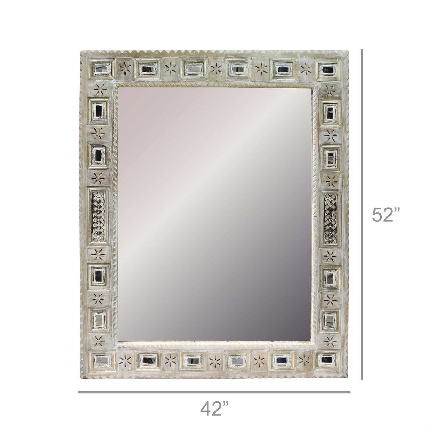 Oracle Mirror, Carved Wood By HomArt | Mirrors | Modishstore - 2