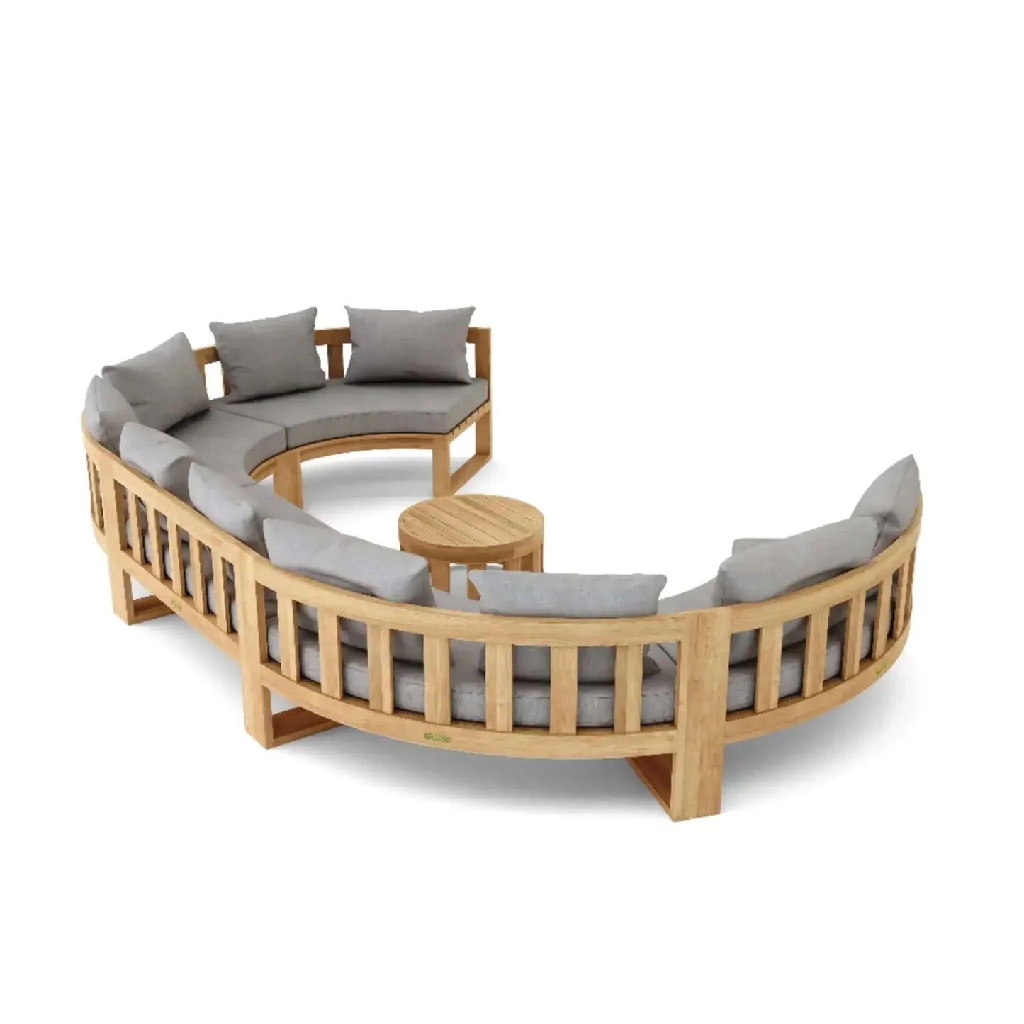 Circular Modular Deep Seating Set - SET-812 By Anderson Teak | Outdoor Sofas, Loveseats & Sectionals | Modishstore - 4