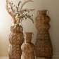 Woven Seagrass And Iron Floor Vases Set Of 3 By Kalalou | Vases | Modishstore