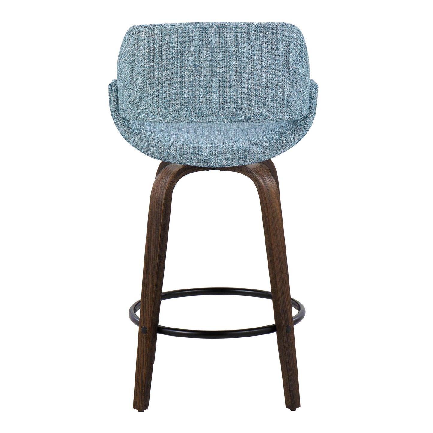 Fabrico 26" Fixed-Height Counter Stool - Set of 2 By LumiSource - B26-FBCOFB-GRTZQ2 BNBU2 | Counter Stools | Modishstore - 10