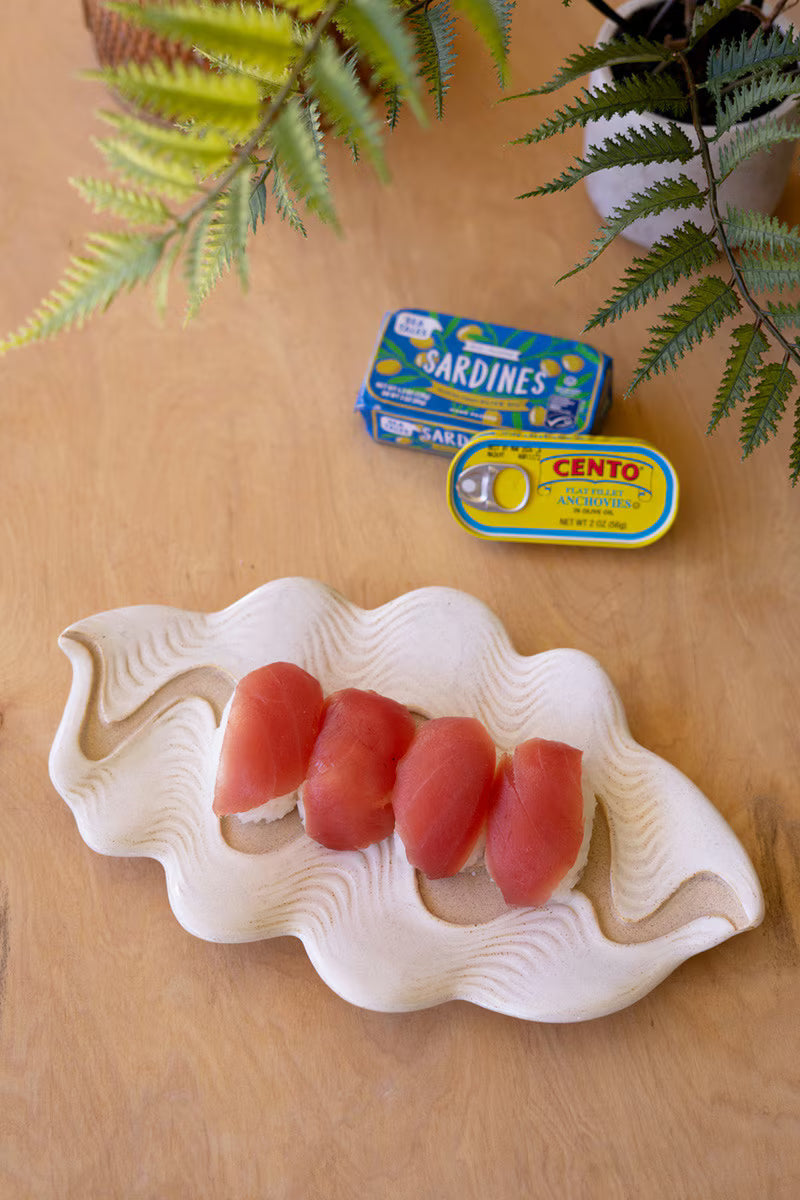 Ceramic Clam Platter (Min 2) By Kalalou