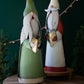 Painted Metal Santas Set Of 2 By Kalalou | Ornaments | Modishstore - 3