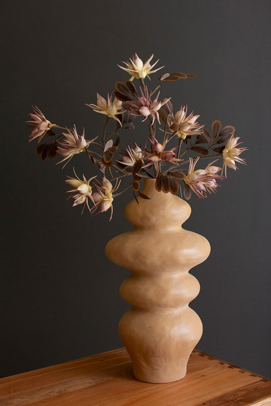 Ceramic Oval Bubbles Vase - 18.5" T By Kalalou | Vases | Modishstore