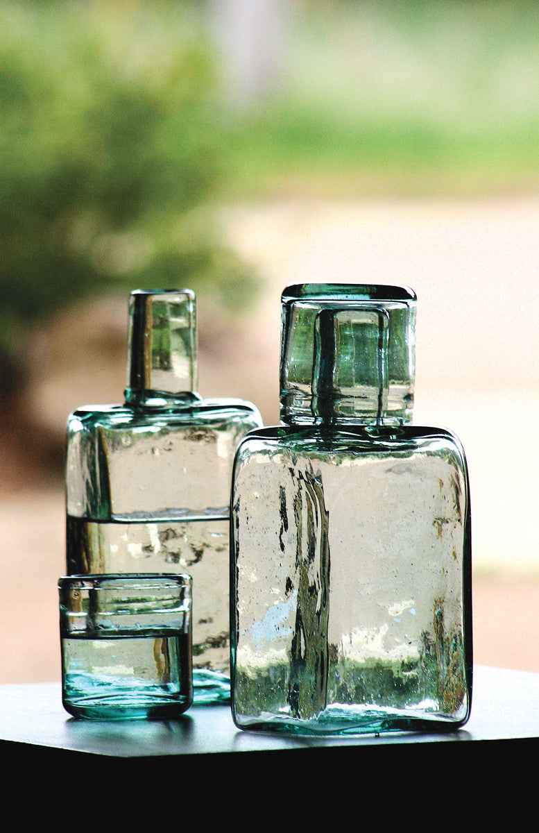 Bedside Water Carafe And Drinking Glass(Sold Min 2) By Kalalou | Vases | Modishstore