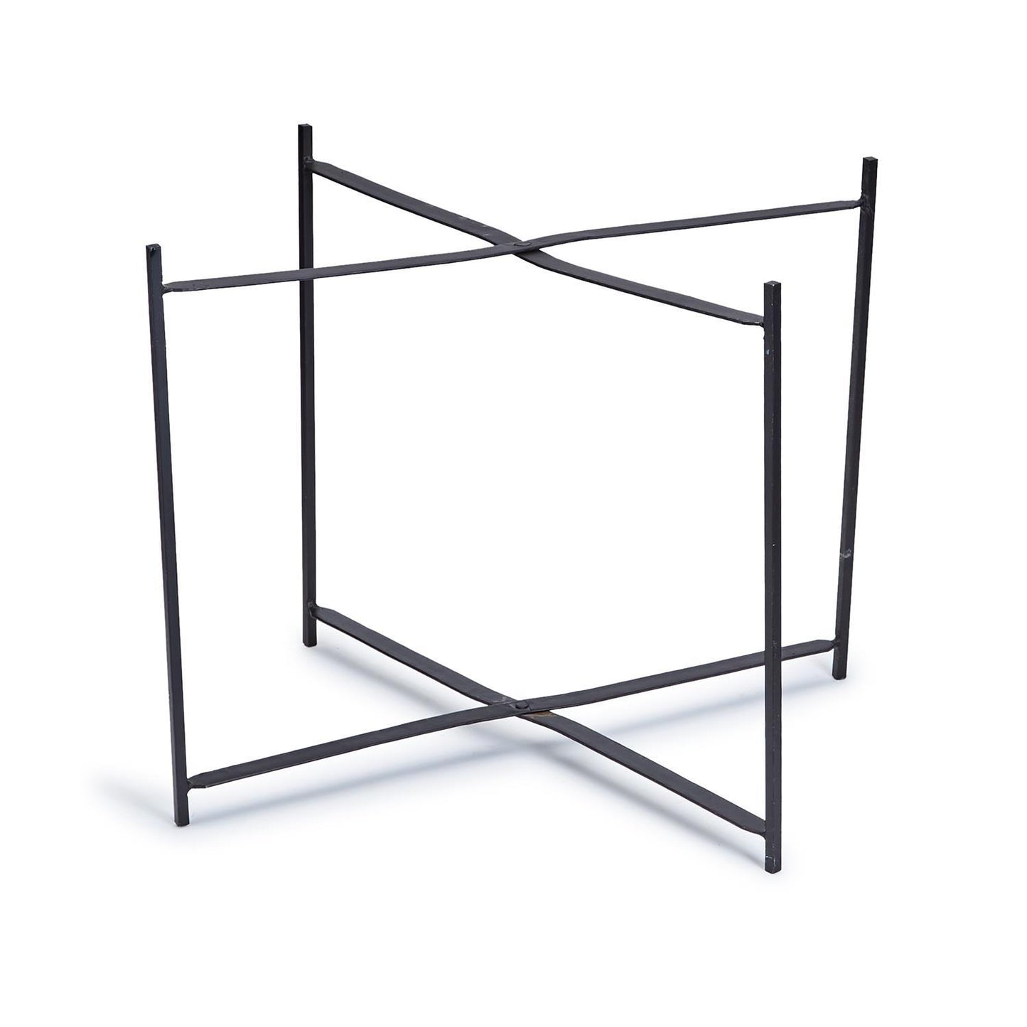 Black "X" Stand Set Of 2 By Tozai Home | TV Tray Tables | Modishstore - 2