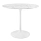 Modway Lippa 36" Round Artificial Marble Dining Table - EEI-1129