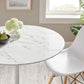 Modway Lippa 36" Round Artificial Marble Dining Table - EEI-1129