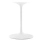 Modway Lippa 48" Oval Artificial Marble Dining Table in White - EEI-2021