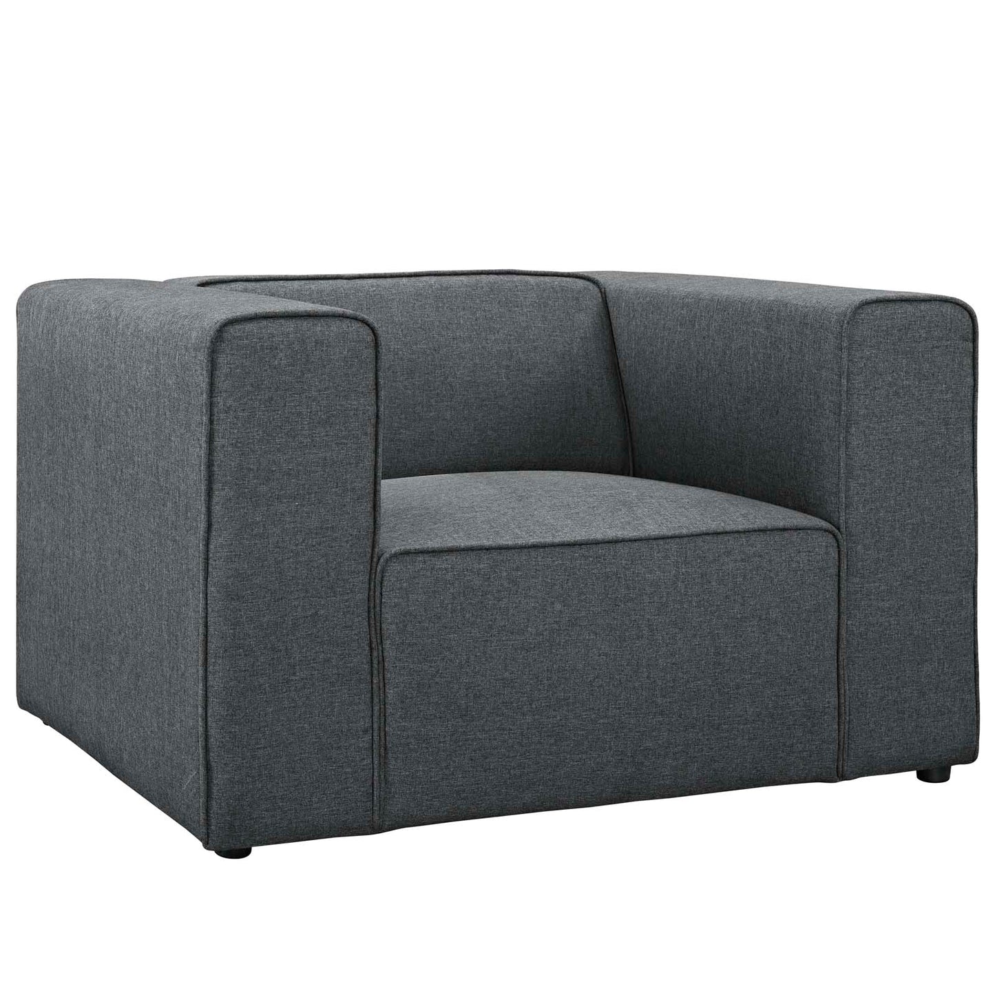 Modway Mingle Upholstered Fabric Armchair - EEI-2718 | Armchairs | Modishstore - 15