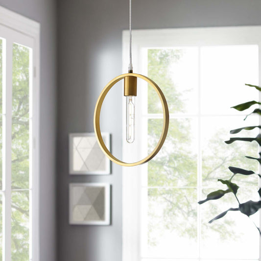Orbit Brass Ceiling Pendant Light By Modway - EEI-3084 | Pendant Lamps | Modishstore
