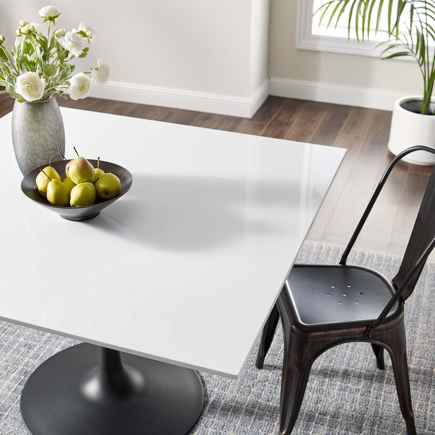 Modway Lippa 47" Square Wood Top Dining Table-EEI-3525 - EEI-3525 | Dining Tables | Modishstore - 10