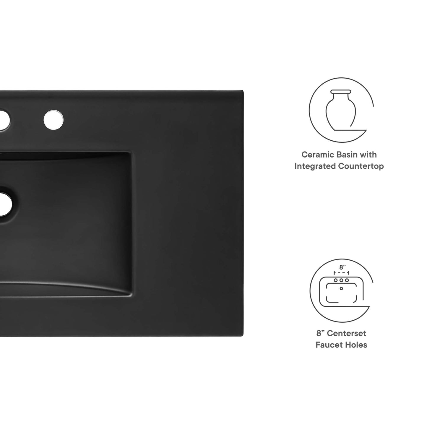 Modway Cayman 36" Bathroom Sink