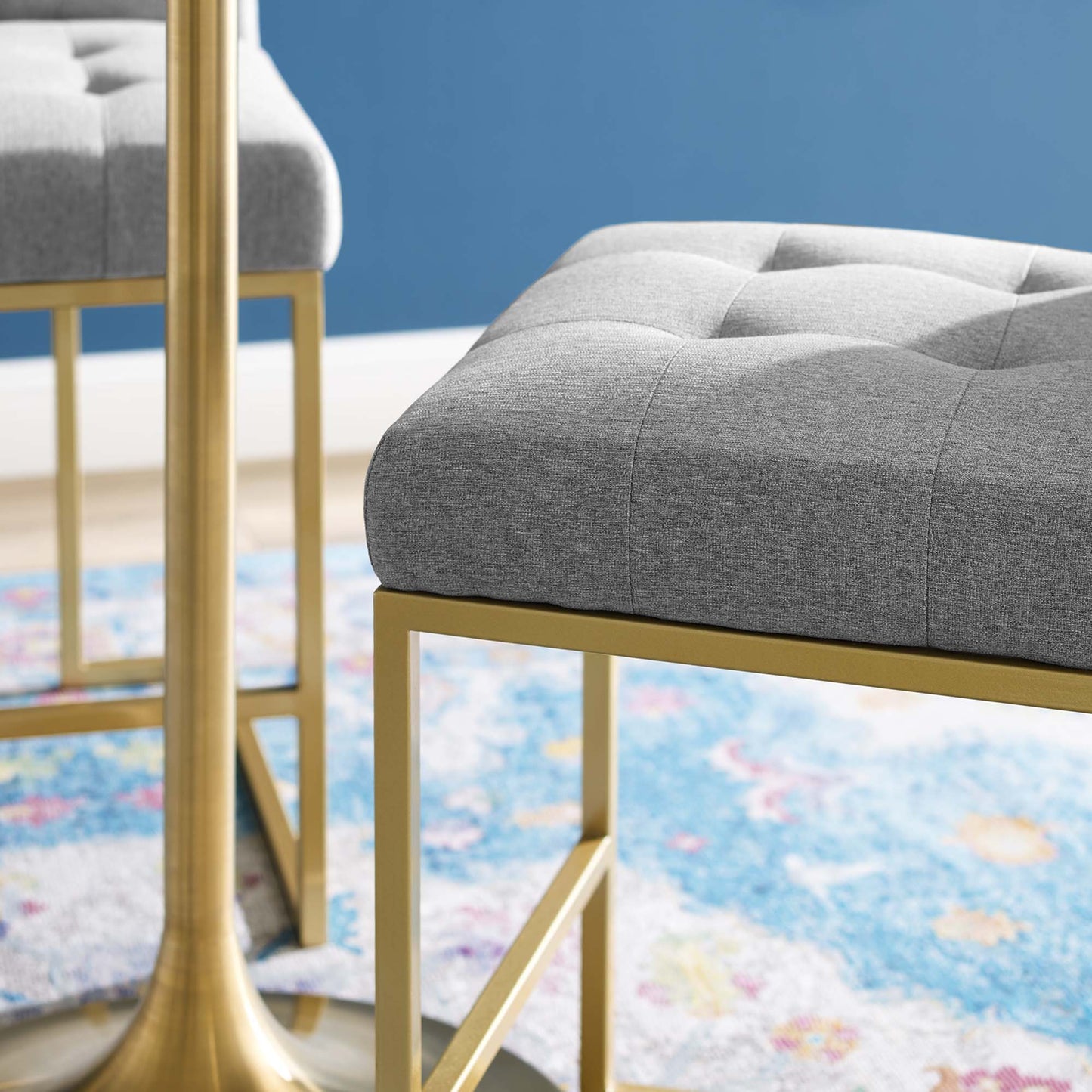 Privy Upholstered Fabric Counter Stool Set of 2 by Modway | Counter Stools | Modishstore - 8