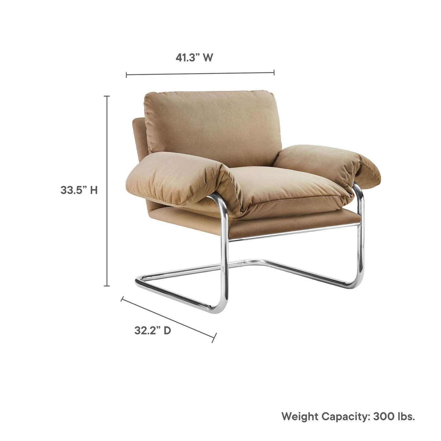 Ansel Performance Velvet Accent Chair by Modway | Accent Chairs | Modishstore - 27