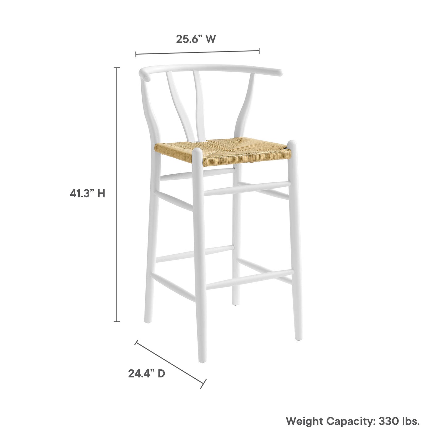 Amish Wood Bar Stool by Modway | Bar Stools | Modishstore - 20