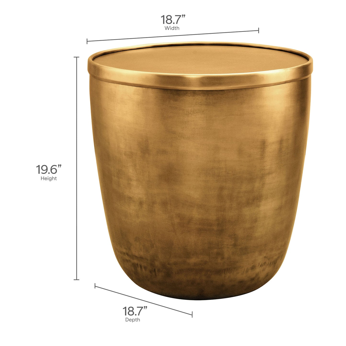 Viora Metal Storage Side Table by Modway | Side Tables | Modishstore - 10