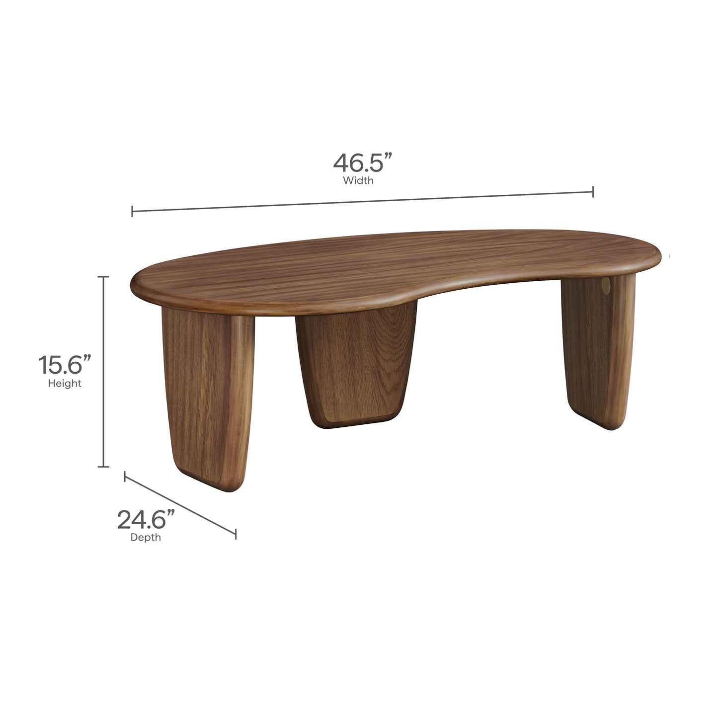 Vetra Kidney-Shaped Free Coffee Table by Modway | Accent Tables | Modishstore - 20