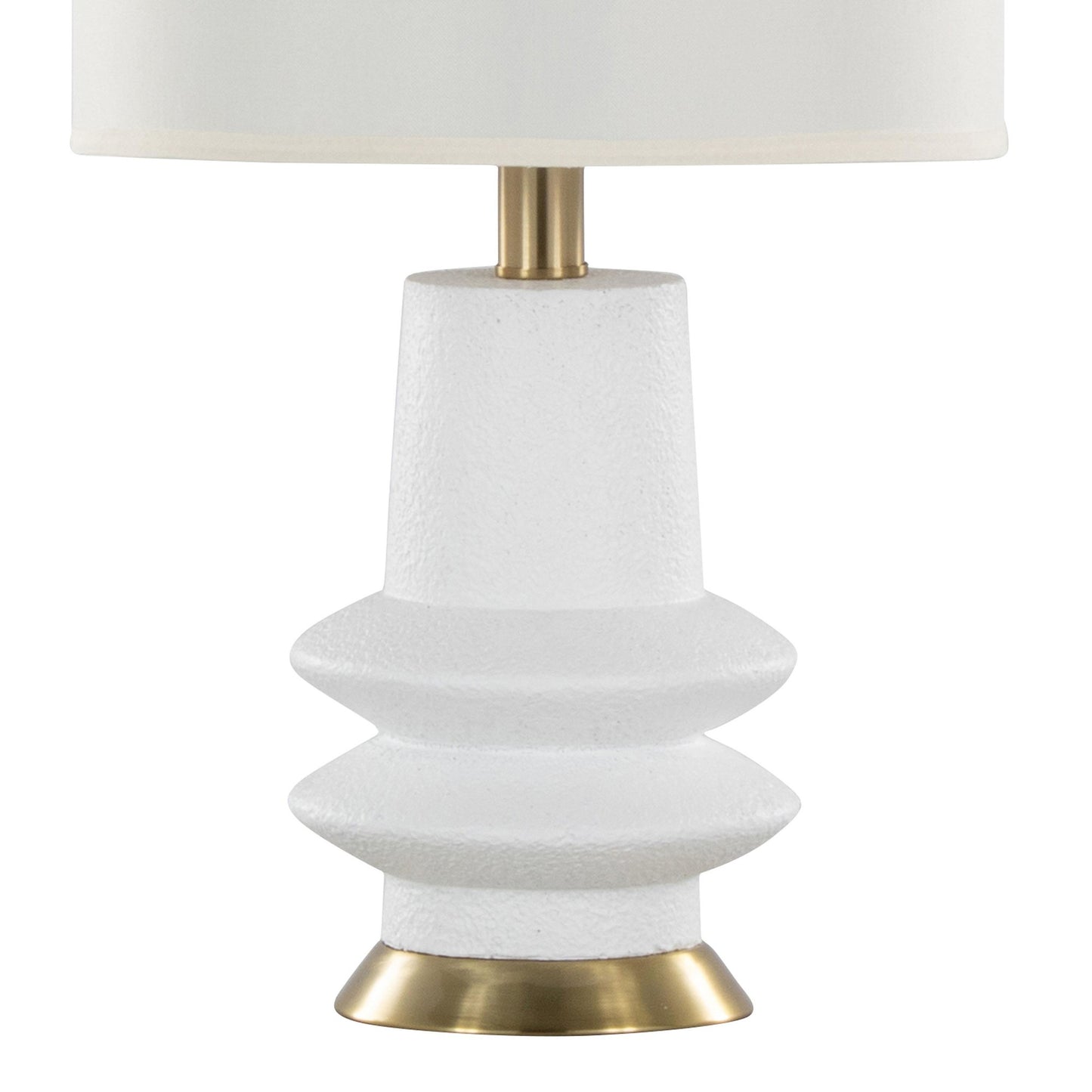 Lloyd 26" Polyresin Table Lamp - Set of 2 By LumiSource - GPT26-LLOYD BKW2 | Table Lamps | Modishstore - 12