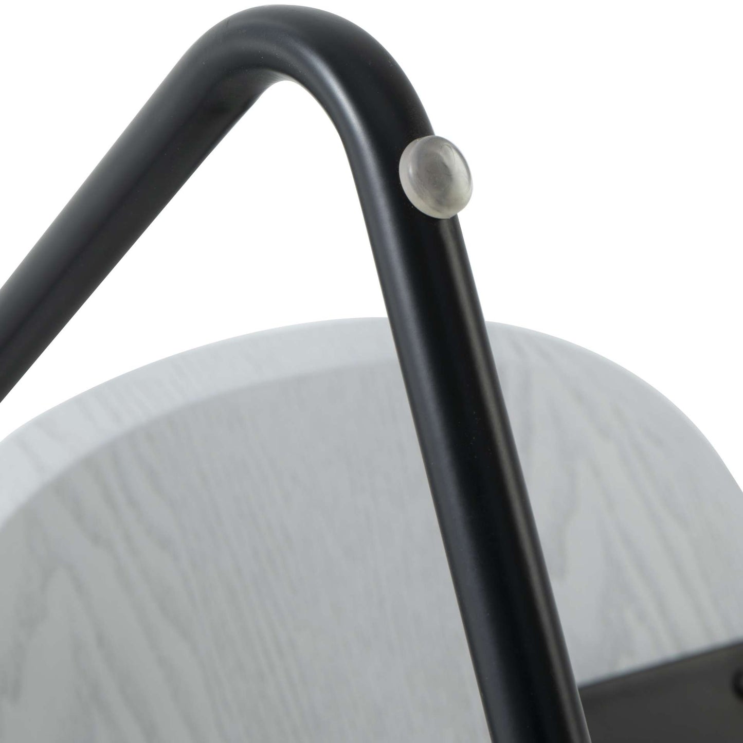 LeisureMod Hazelton Multi-Top End Tables with Manufactured Wood Top and Powder Coated Steel Frame | Side Tables | Modishstore - 45