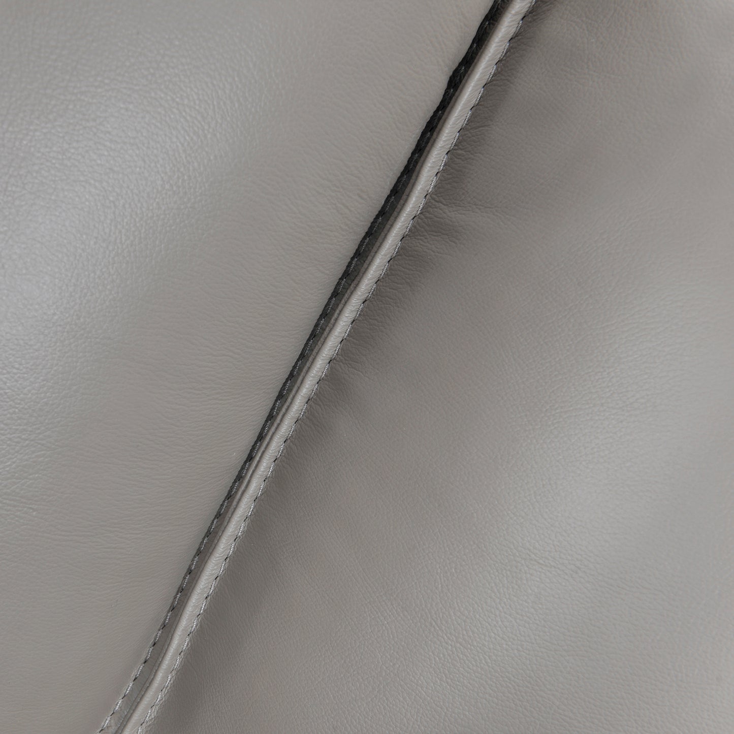 Summit 3 Piece Pewter Leather Sectional Sofa By Armen Living | Sectional | Modishstore - 18