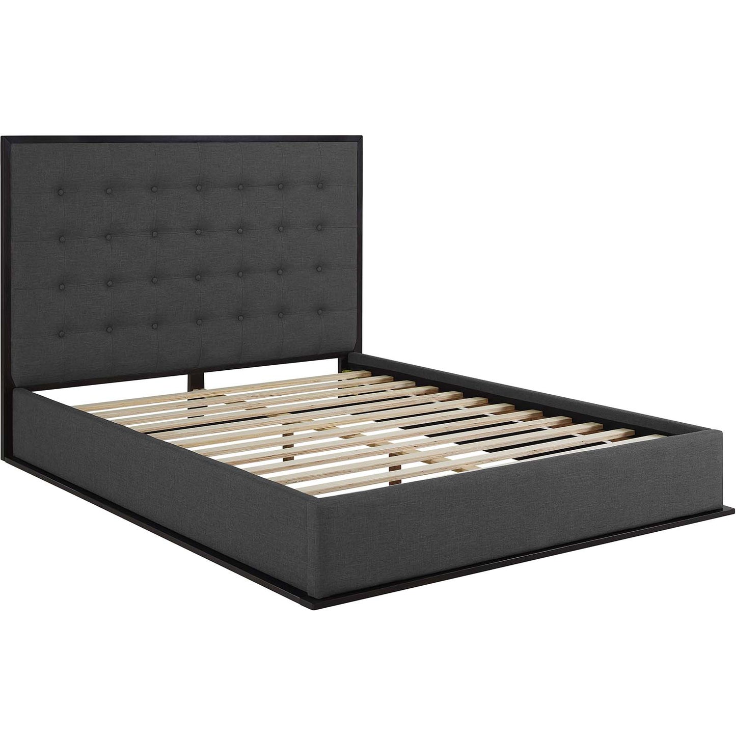 Madeline Queen Upholstered Fabric Bed Frame By Modway - MOD-5499 | Beds | Modishstore - 10