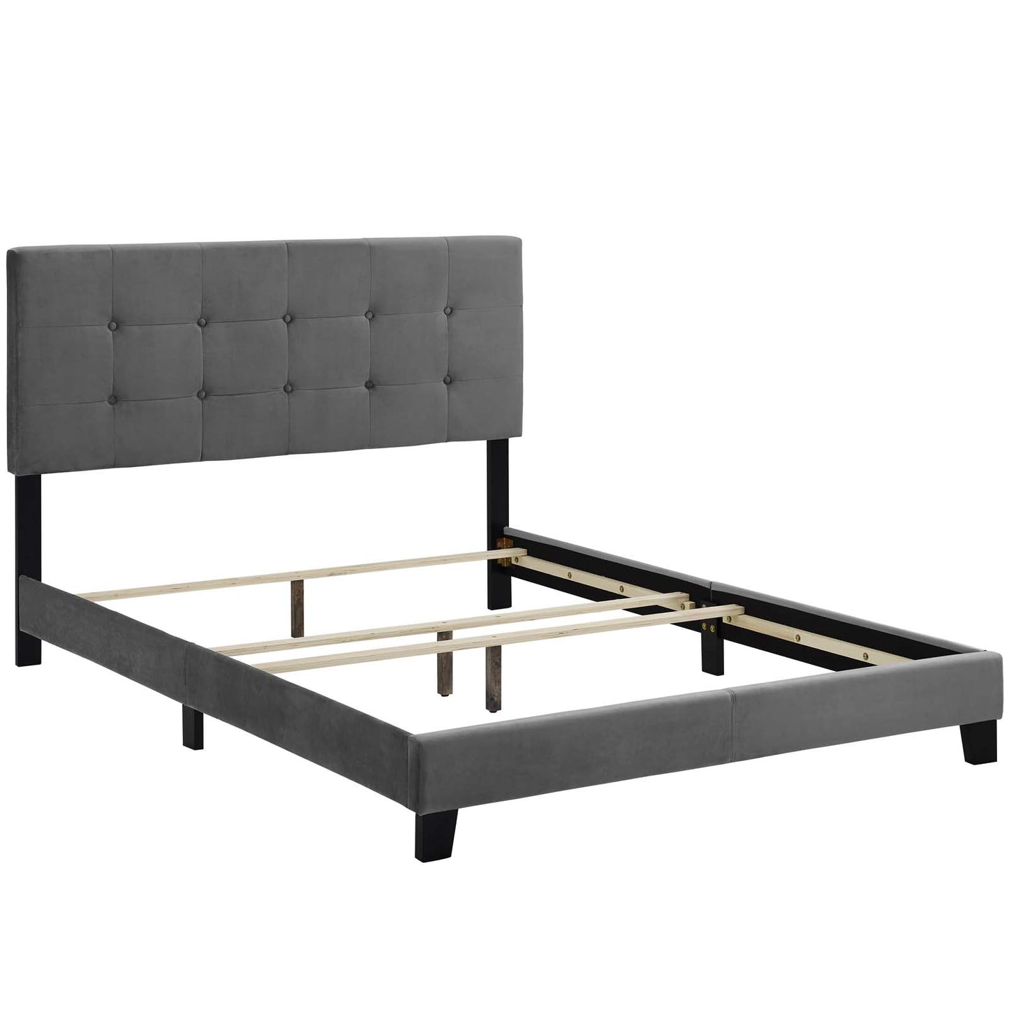 Modway Amira King Upholstered Velvet Bed - MOD-5871 | Beds | Modishstore - 19