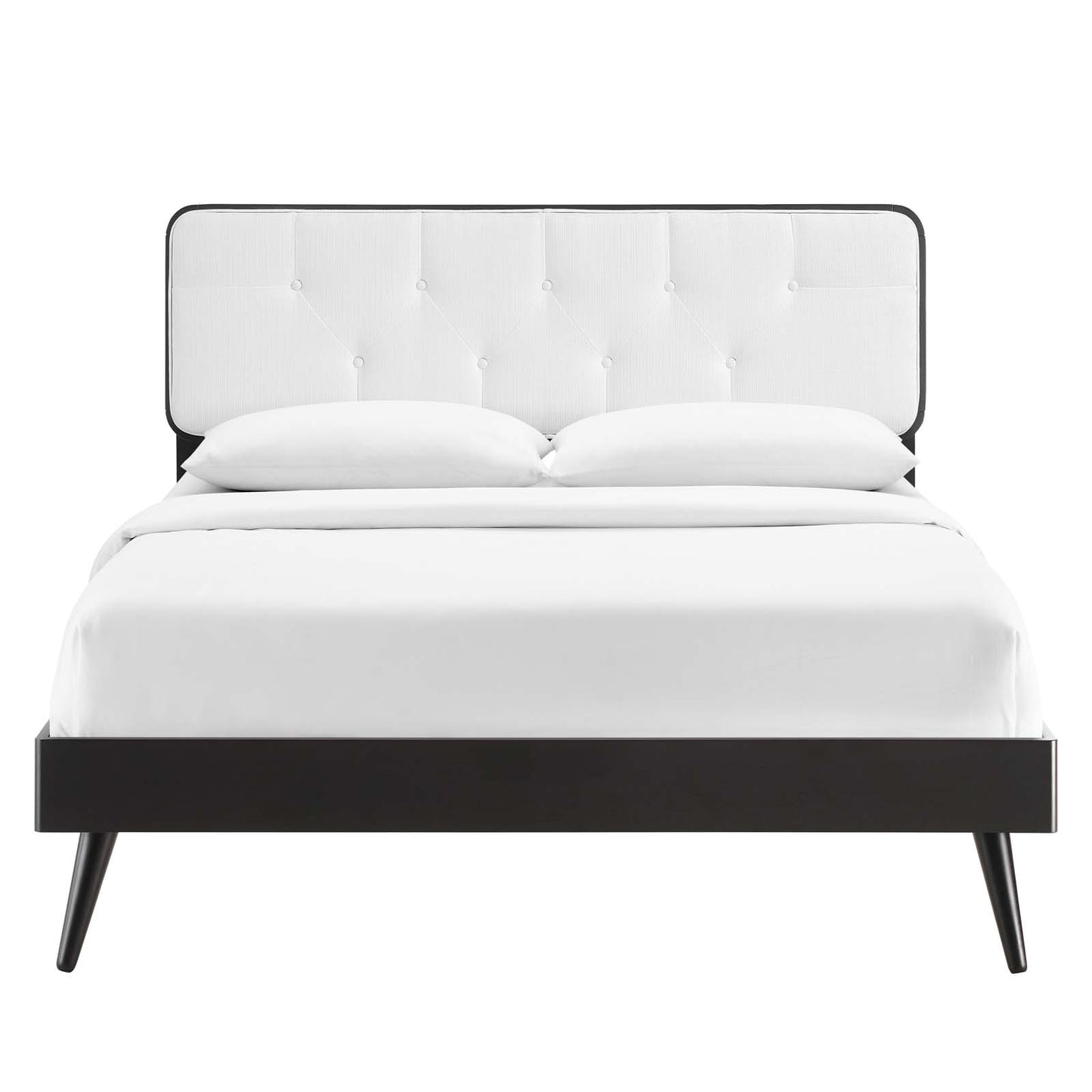 Modway Bridgette Full Wood Platform Bed With Splayed Legs - MOD-6646 | Beds | Modishstore - 26