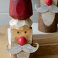 Painted Wood Santas #1 Set Of 2 By Kalalou | Ornaments | Modishstore - 2