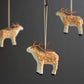 Paper Mache Deer Christmas Ornament By Kalalou | Ornaments | Modishstore