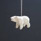 Paper Mache Bear Christmas Ornament By Kalalou | Ornaments | Modishstore - 2