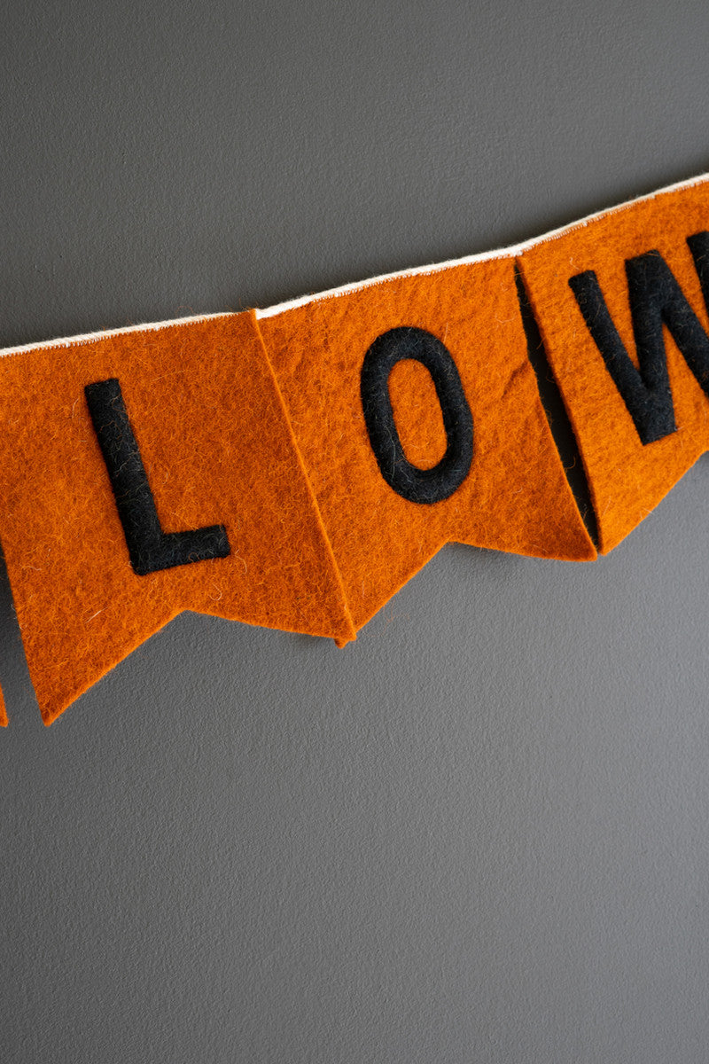 Felt Happy Halloween Garland (Min 4) By Kalalou | Garland & Wreath | Modishstore - 3