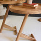 Acacia Wood Tray Tables Set Of 2 By Kalalou | Side Tables | Modishstore - 3