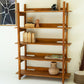 Mango Wood Bookshelf With Teak Finish By Kalalou | Bookcases | Modishstore - 2