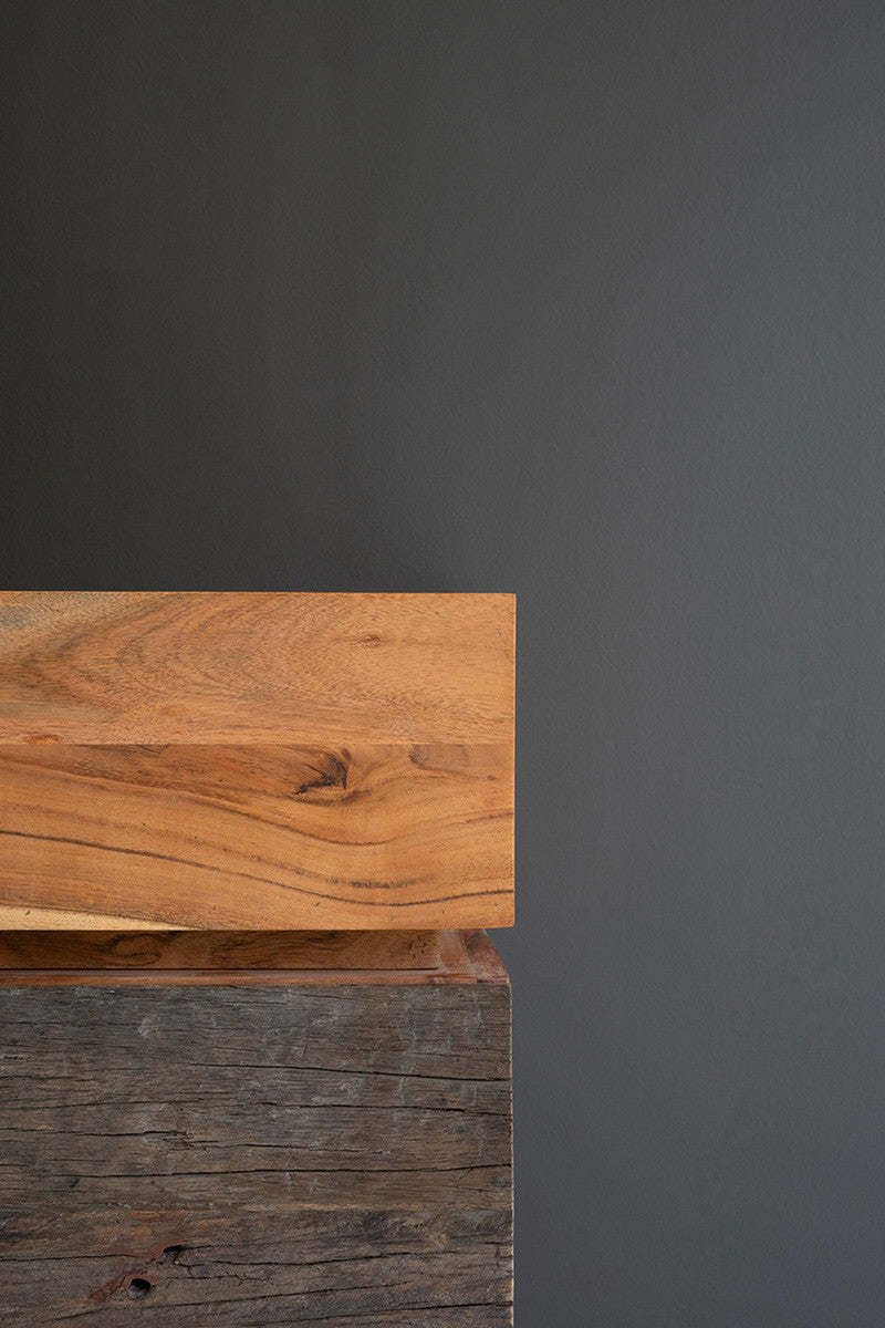 Recycled And Acacia Wood Console Table With Two Drawers By Kalalou | Console Tables | Modishstore - 4