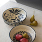 Set Of Two Black And White Paper Mache Bowls By Kalalou | Decorative Bowls | Modishstore - 5