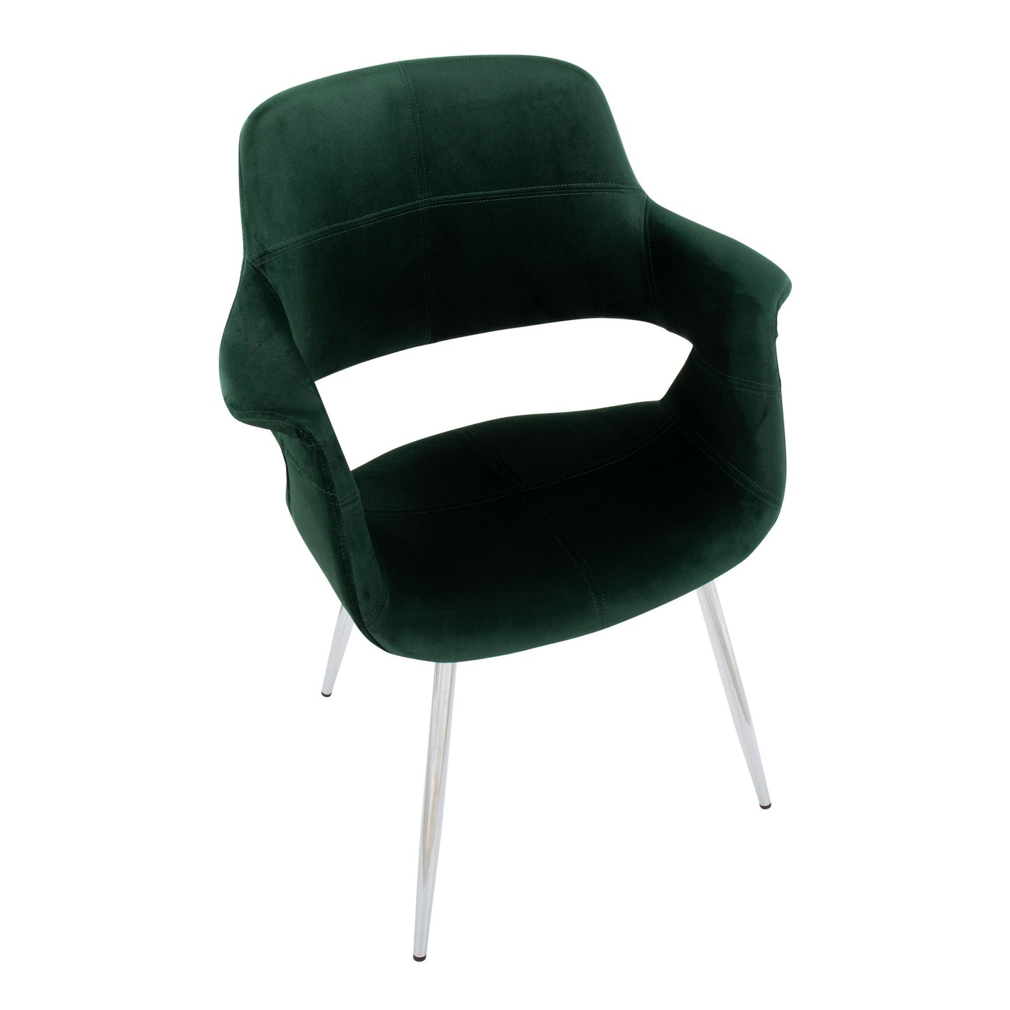 Vintage Flair Chair - Set of 2 Blue By LumiSource | Dining Chairs | Modishstore - 24