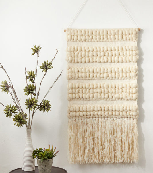 Textured Woven Wall Hanging - 47"H